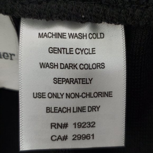 Alfred Dunner Black Pull-On Proportioned Straight Leg Pants W/Pockets NWT M (10) - Picture 10 of 12